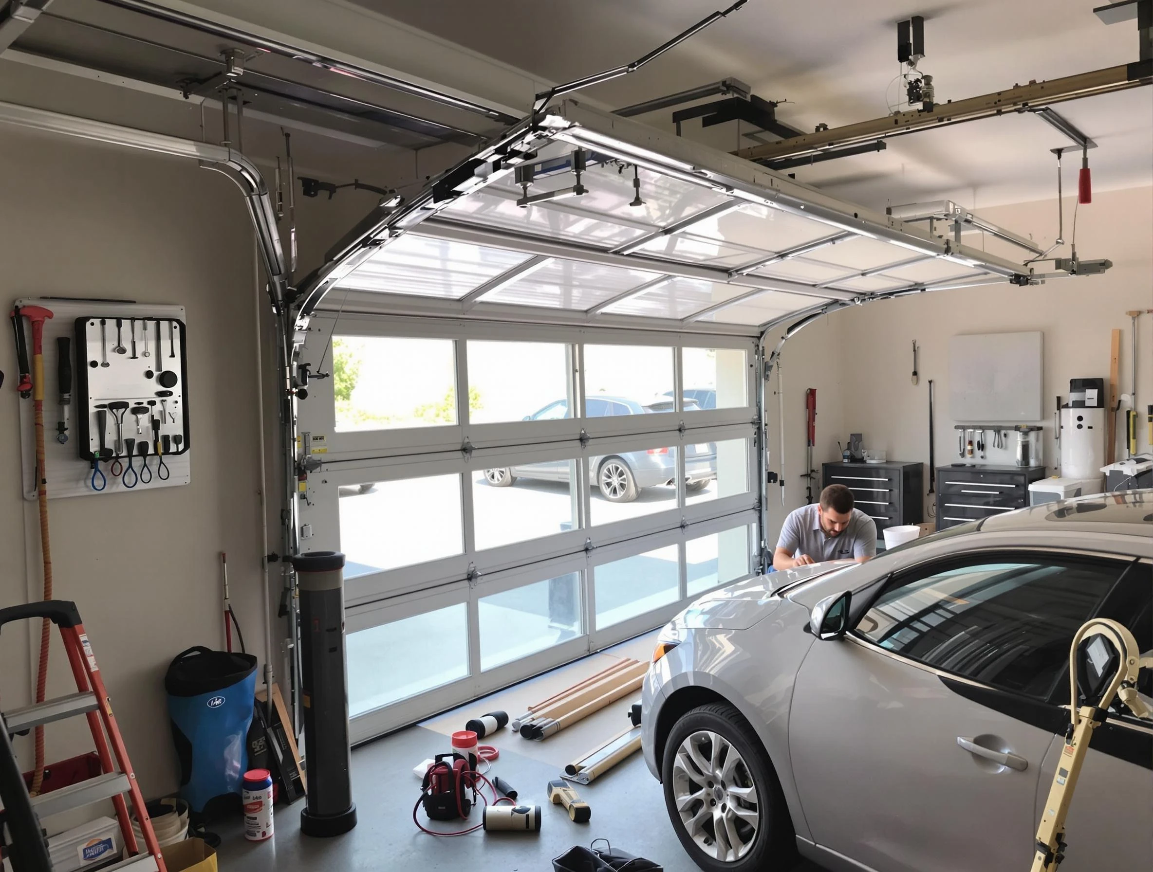 Garage door noise reduction service by Chandler Garage Door Repair in Chandler