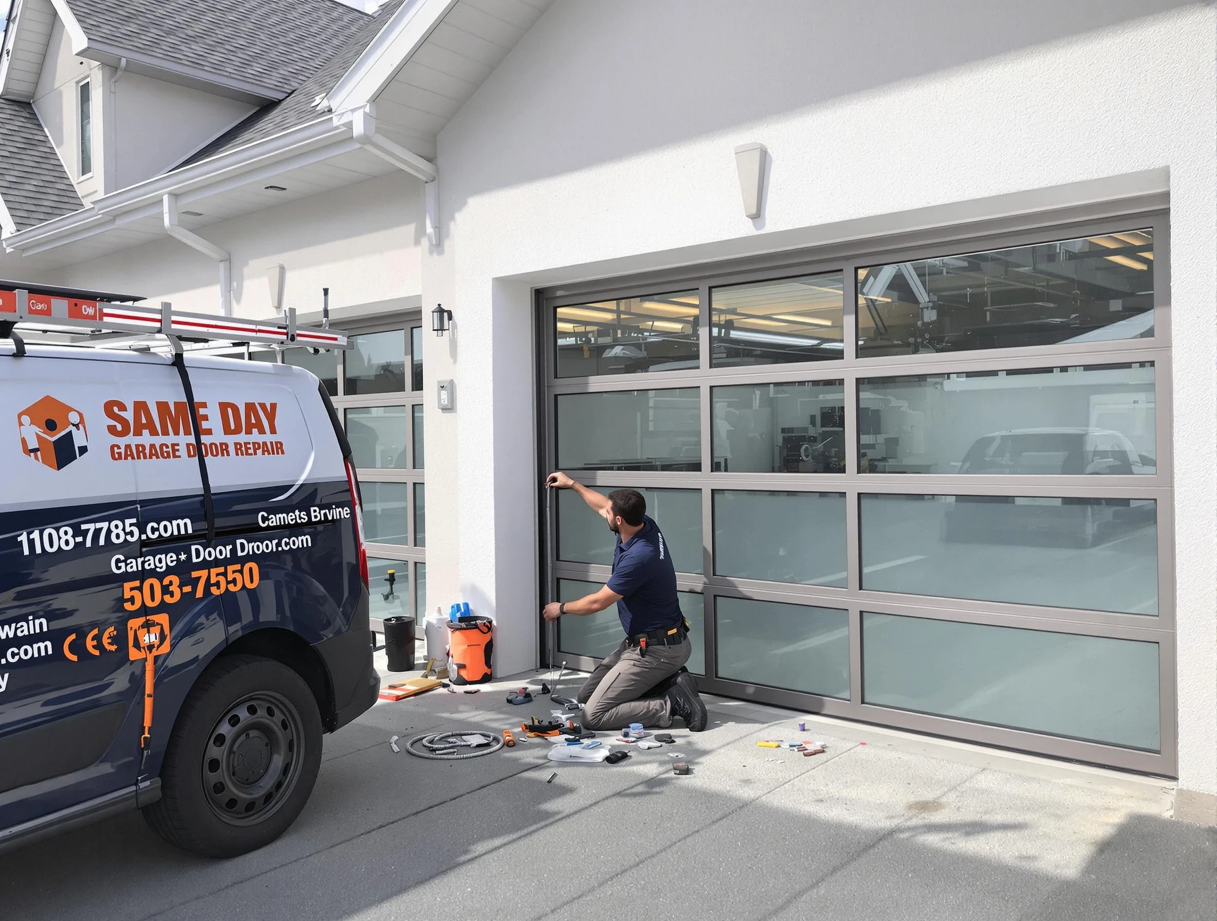 Same-day garage door repair service by Chandler Garage Door Repair in Chandler